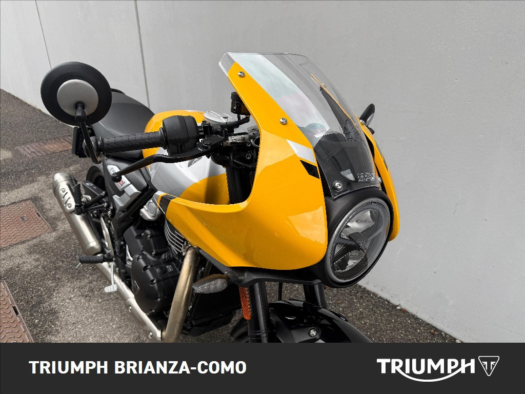 TRIUMPH Thruxton 400 Metallic Racing Yellow / Aluminium Silver Abs