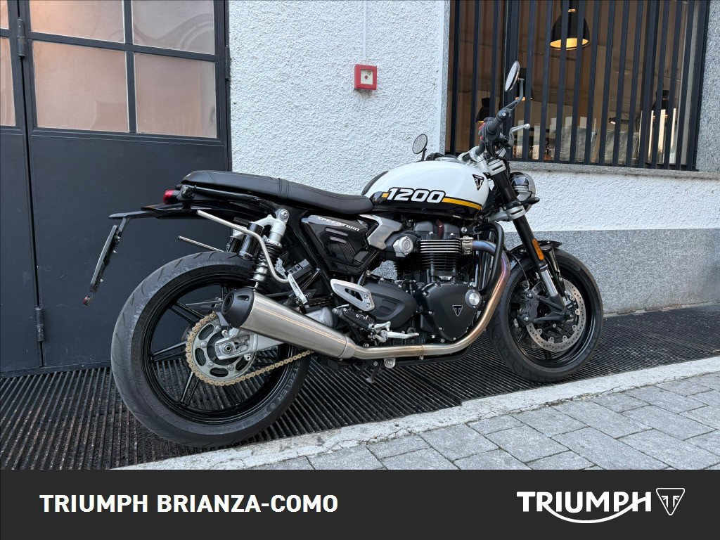 TRIUMPH Speed Twin 1200 Crystal White/Sapphire Black Abs