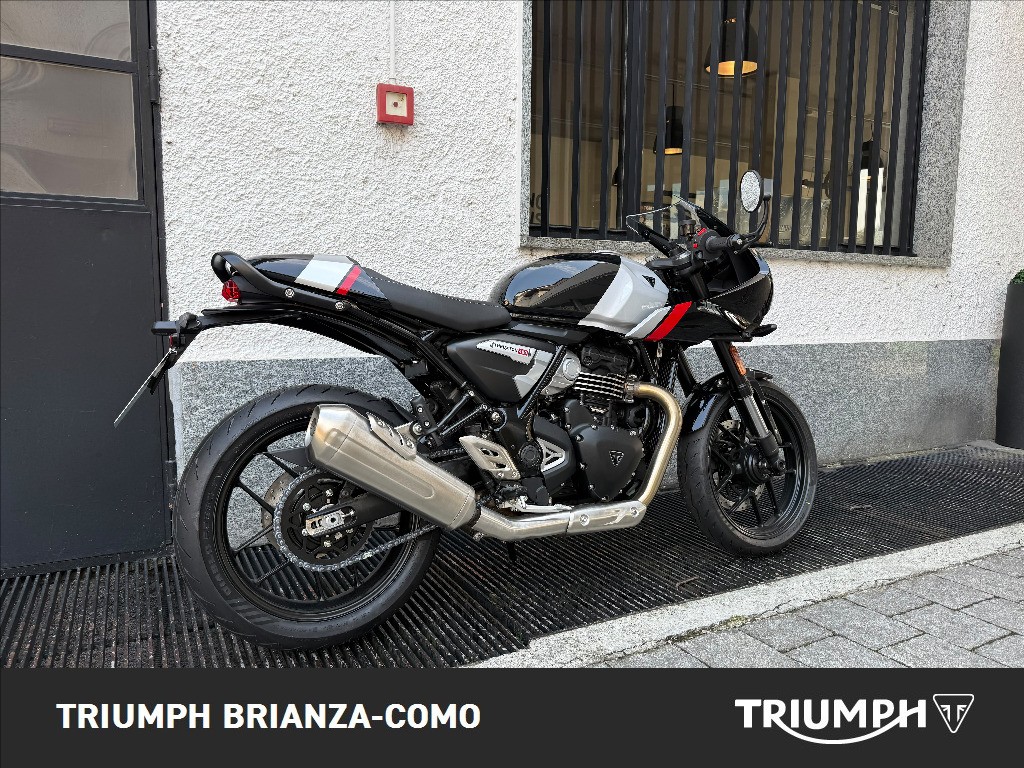 TRIUMPH Thruxton 400 Phantom Black / Aluminium Silver Abs